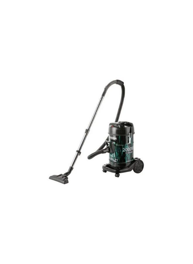 Toshiba Cylinder Vacuum Cleaner 2000 Watt 21 L 2000 W VC-DR200ACME(B) black
