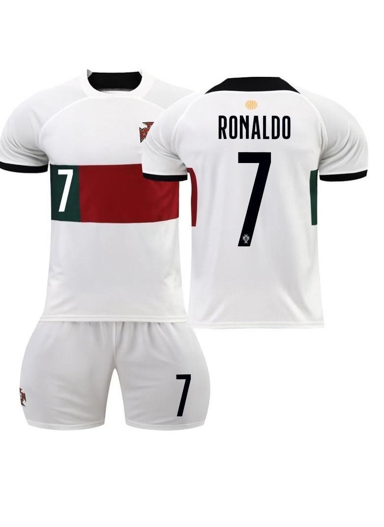 Portugal away white football jersey set - pzsku/Z99501110FAF288770829Z/45/_/1692638746/8b3ae45d-acd0-47e5-ba1e-650464d6df87