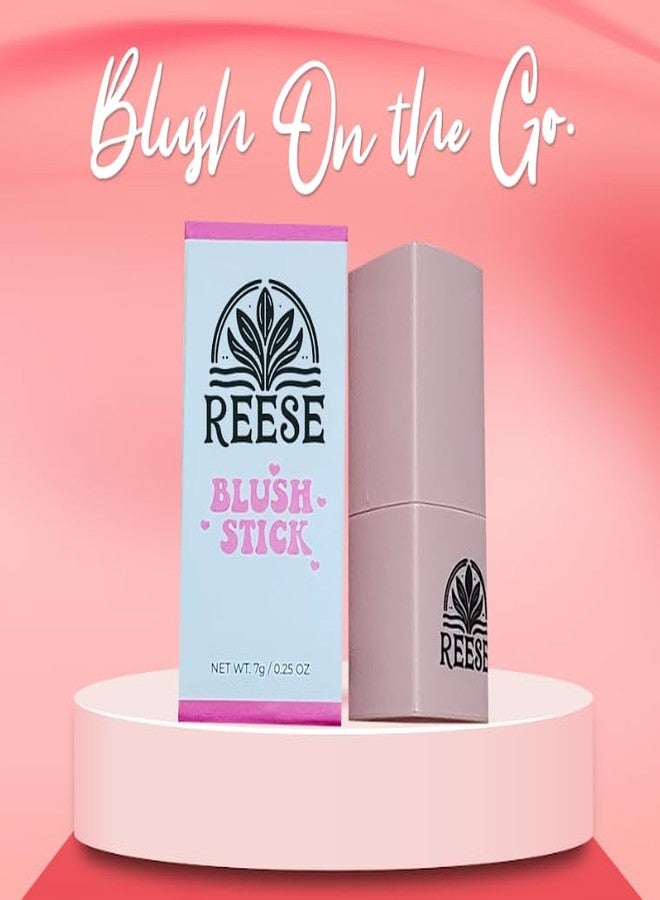 Reese 3-in-1 Multifunction Blush Stick - Blush, Lip Tint, Eye Shadow - Creamy, Long-Lasting, Easy Application for a Flawless Look | Charming Grape - Image 3
