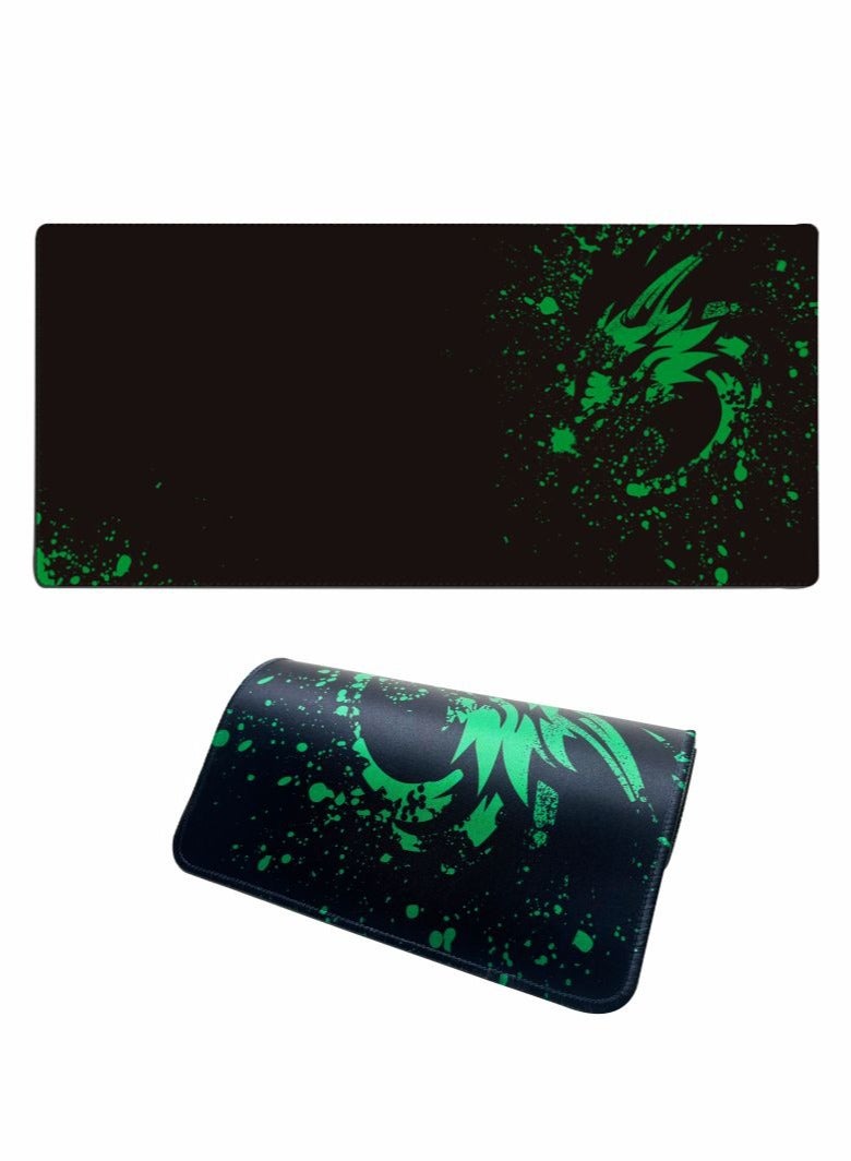 YEADMAL Large Gaming Mouse Pad for Keyboard and Mouse with Anti-Slip Rubber Base,Desk Mouse Pad for Gamer, Office & Home,Black  - Image 1