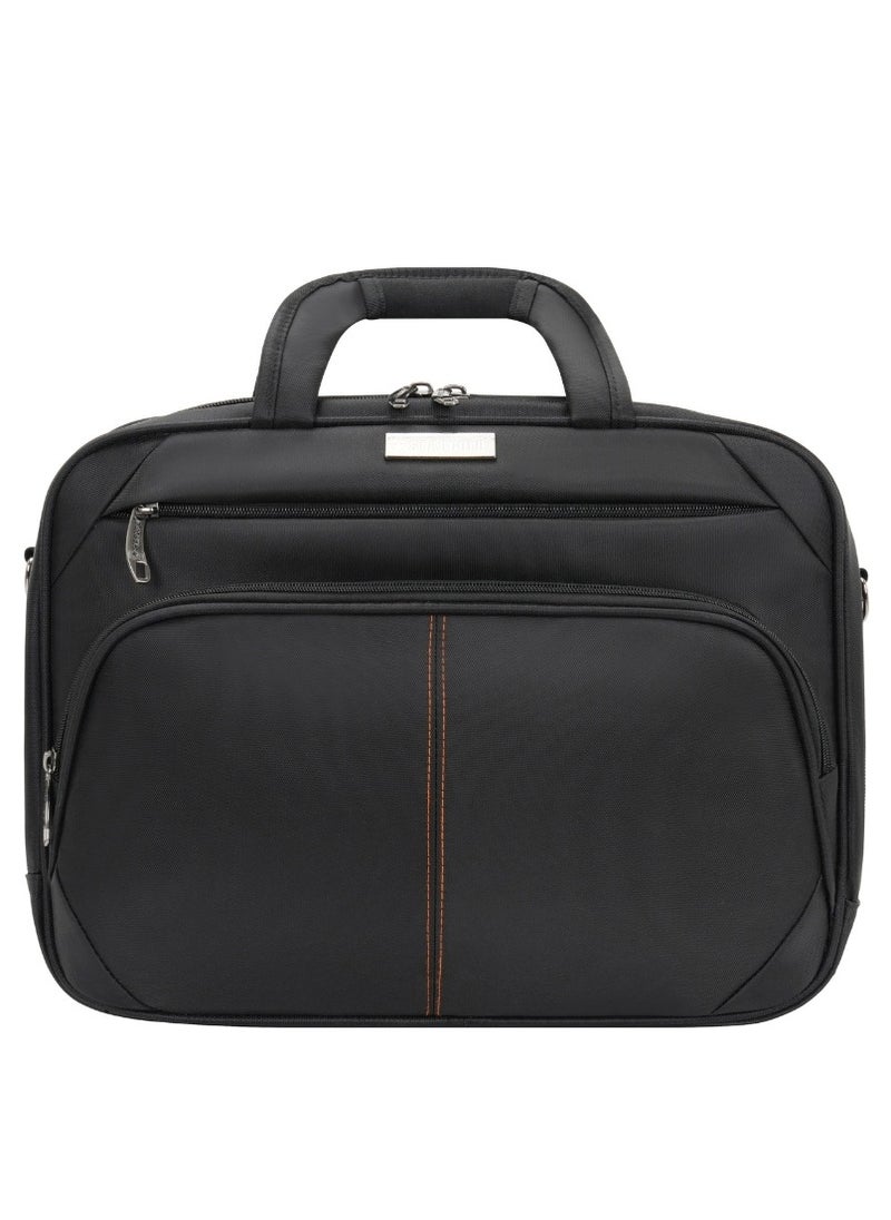 Stargold Laptop Bag, Premium 15.6" Business Briefcase With Multiple Compartments, Padded Shoulder Strap, And Water-Resistant Material, Black  - Image 1
