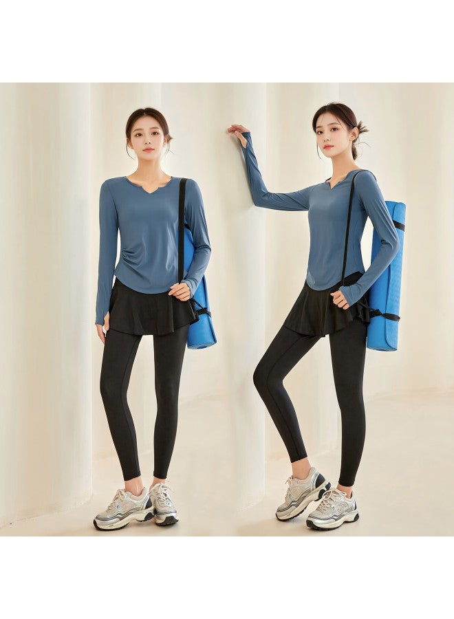 FANDIMU Vandimu Women's Yoga Set Spring Summer New Fitness Sportswear Pilates Training Running Cycling Slimming Set - Image 5
