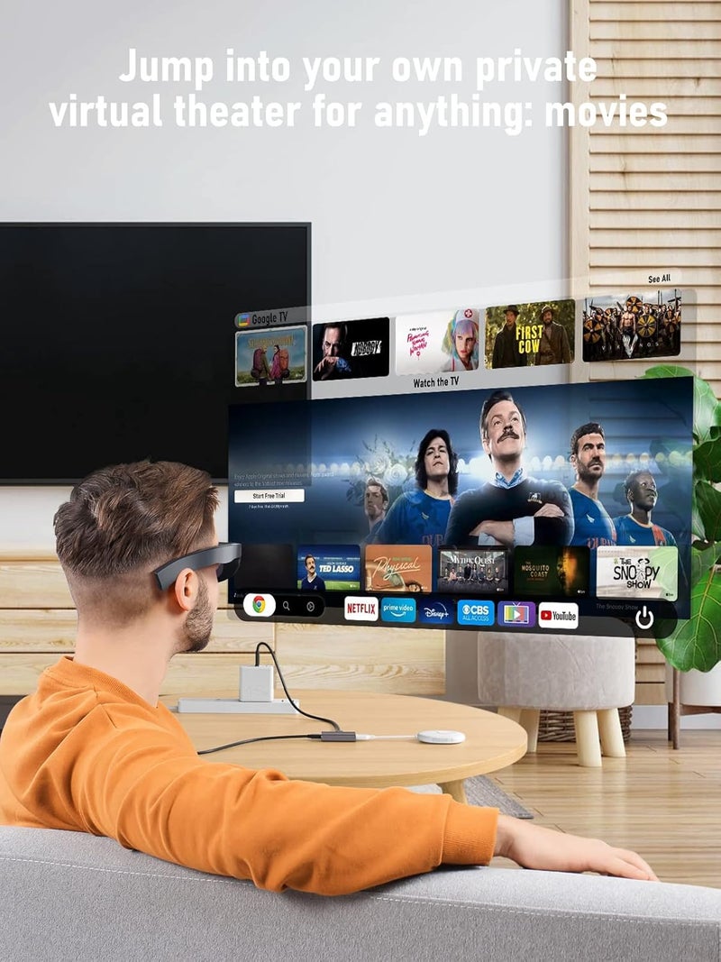 محول HDMI إلى USB C، محول USB C HDMI بدقة 4K@30Hz مناسب لـ Nreal Air، Rokid Air، Thunderbird AR، GRAWOOW، Switch، Steam Deck، PS4/5، Xbox، شاشات العرض، وغيرها - Image 4