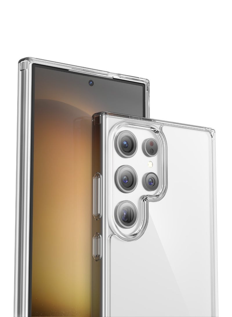 GREEN LION Samsung Galaxy S24 Ultra Case / Crystal Clear / Camera Protection / Anti-Fingerprint / Neat Cutouts / Comfortable Grip / Ultra Protection - Clear - Image 5