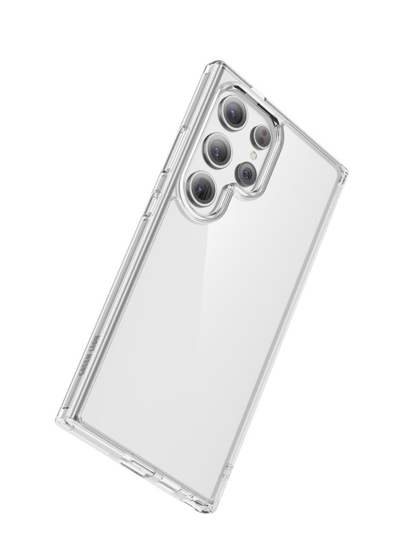 GREEN LION Samsung Galaxy S24 Ultra Case / Crystal Clear / Camera Protection / Anti-Fingerprint / Neat Cutouts / Comfortable Grip / Ultra Protection - Clear - Image 3