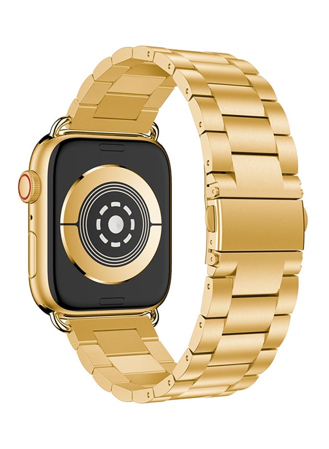 Replacement Loop Band For Apple Watch Series 4 44mm Gold - Image 2