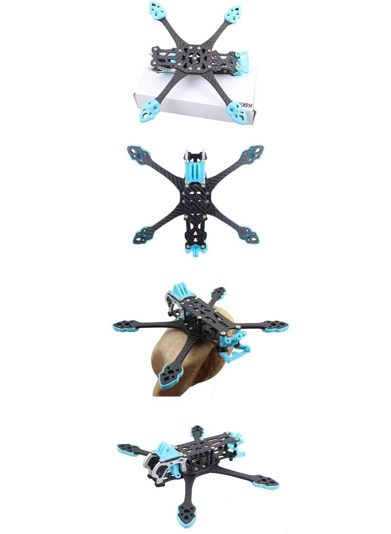 MARK5 5-inch FPV Drone Carbon Fiber Frame with 7075 Aluminum Side Plate - Image 5