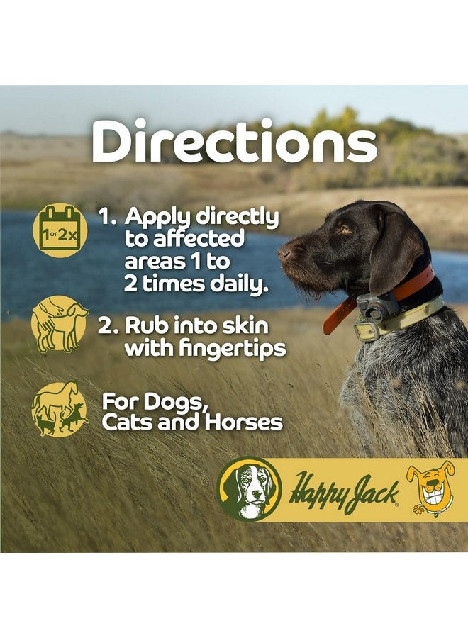 Happy Jack Skin Balm Hot Spot & Itchy Skin Relief for Dogs, Cats & Horses (4 oz), Softens Skin, Aids Healing of Hot Spots, Fast Relief to Intense Itching, Scratching & Gnawing - Image 5