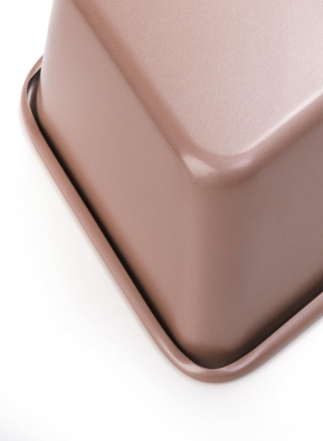 Elsjoy 4 Pack Non-Stick Loaf Pan, 9.5 x 5.5 Inch Champagne Bread Loaf Pans Carbon Steel Bread Tin Set for Baking, Metal Bakeware for Bread, Meatloaf, Cake - Image 5