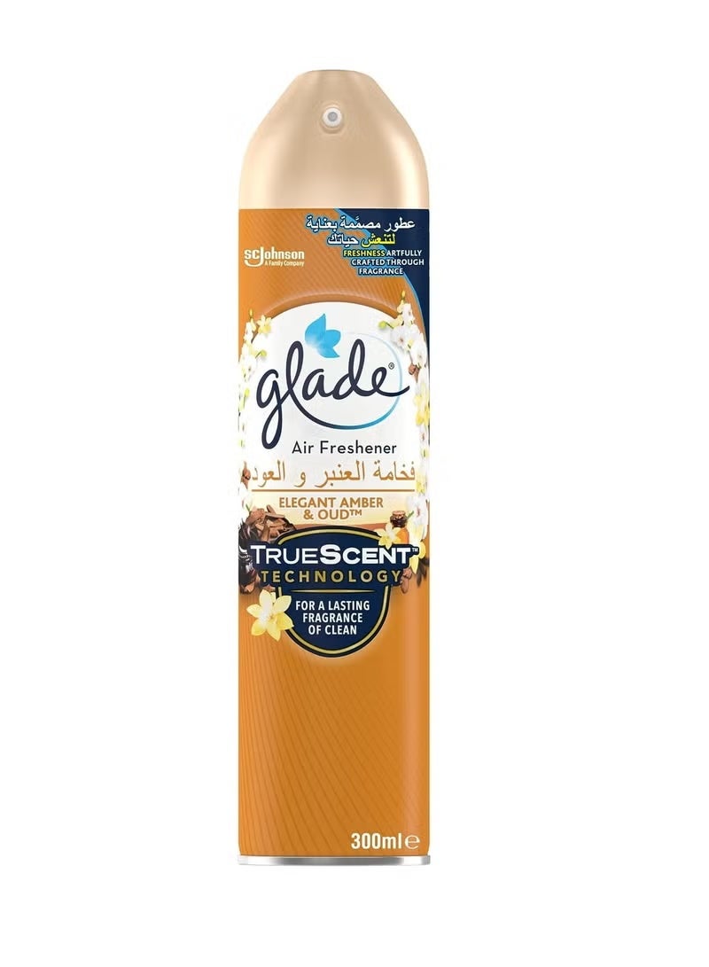 Air freshener spray elegant amber & oud 300 ml