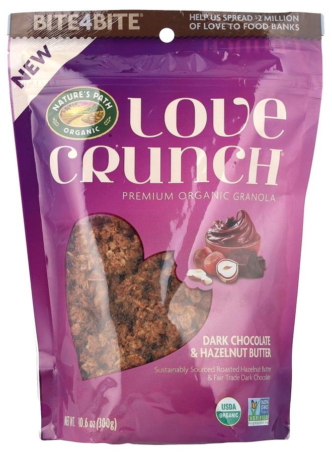 Nature's path - Love Crunch Premium Organic Granola Dark Chocolate & Hazelnut Butter 10.6 oz (300 g) - Image 1