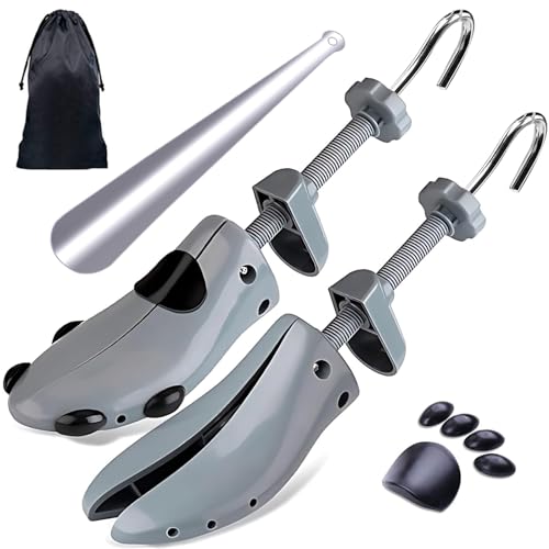 CHERAINTI Shoe Stretcher Men - Shoe Trees for Expander Widener, Adjustable Stretch Length and Width for Wide Feet - Image 1