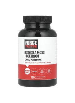 Force Factor Force Factor, Irish Sea Moss + Beetroot, 120 Vegetable Capsules  - Image 1
