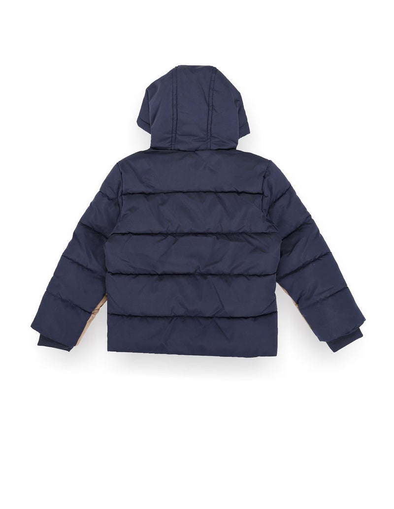 U.S. Polo Assn. Kids Regular fit Polyester Hooded Jackets (UKJCK0153_Blue_9-10Y) - Image 2