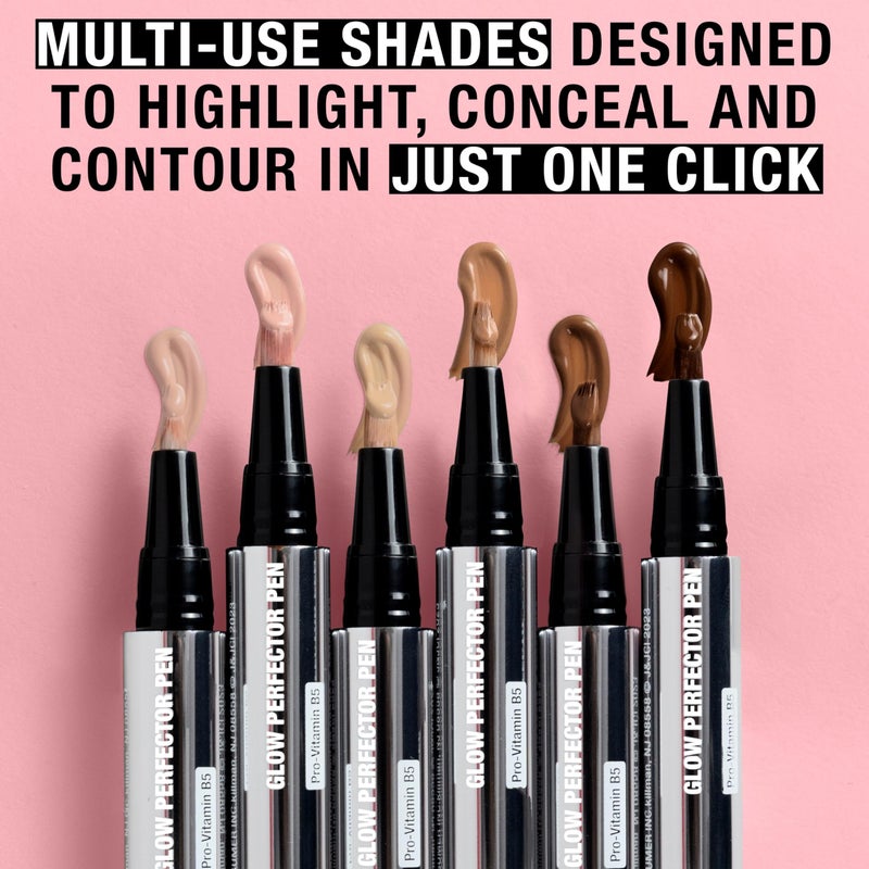 Neutrogena Healthy Skin Glow Perfector Concealer Pen, Lightweight Liquid Makeup for Face with Pro-Vitamin B5 & Vitamin E for a Radiant Finish, Neutral, 0.1 oz - Image 3