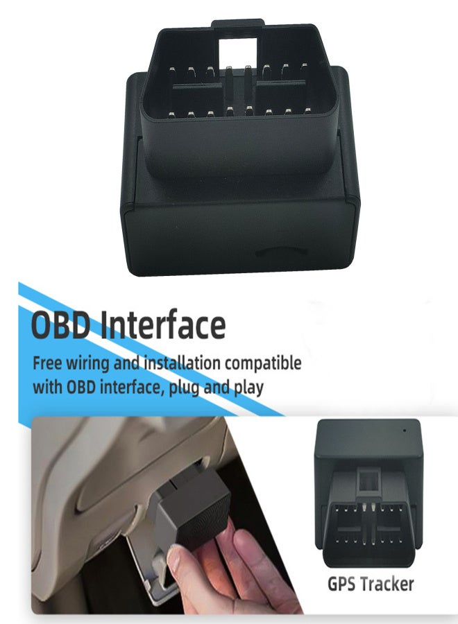 GPS Tracker for Vehicles Real-Time Vehicle OBD Small GPS Car Vehicle Tracker Device Locator OBDII GPS Tracker for Car Truck Taxi with Alarm System - Image 3