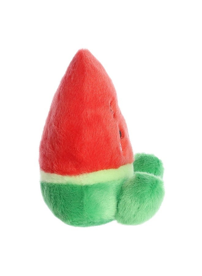 Aurora® Adorable Palm Pals™ Sandy Watermelon™ Stuffed Animal - Pocket-Sized Play - Collectable Fun - Red 5 Inches - Image 3