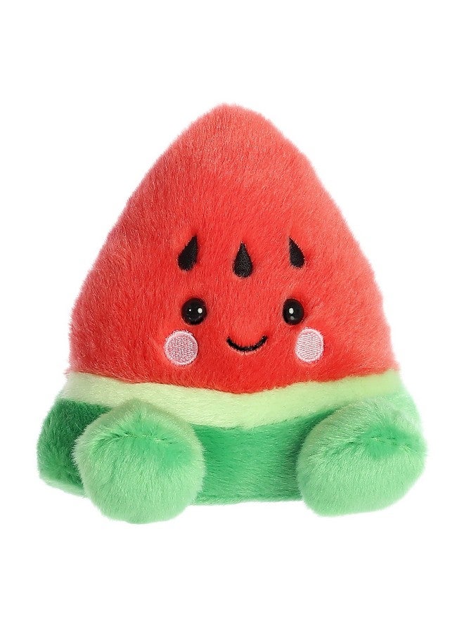 Aurora® Adorable Palm Pals™ Sandy Watermelon™ Stuffed Animal - Pocket-Sized Play - Collectable Fun - Red 5 Inches - Image 2