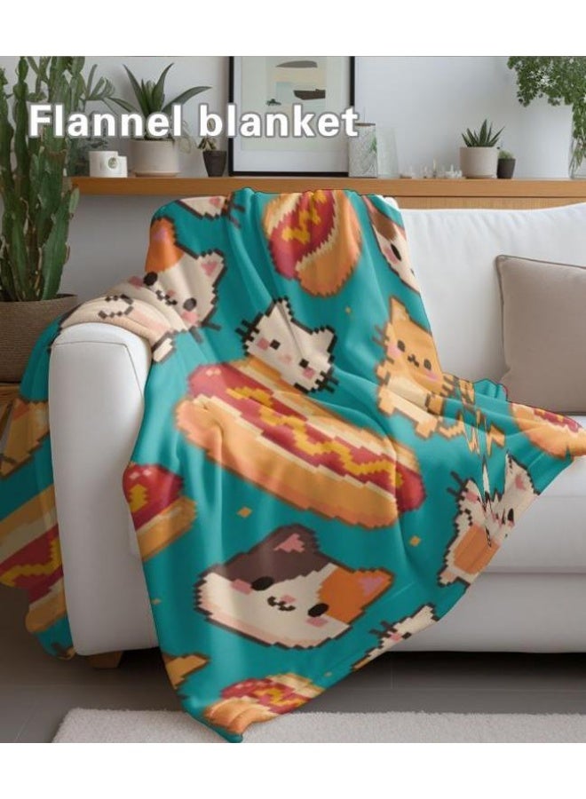 general Children's or student cartoon flannel thin blanket (warm and comfortable, suitable for sleep, games) 100cm*150cm - 813 - Image 5