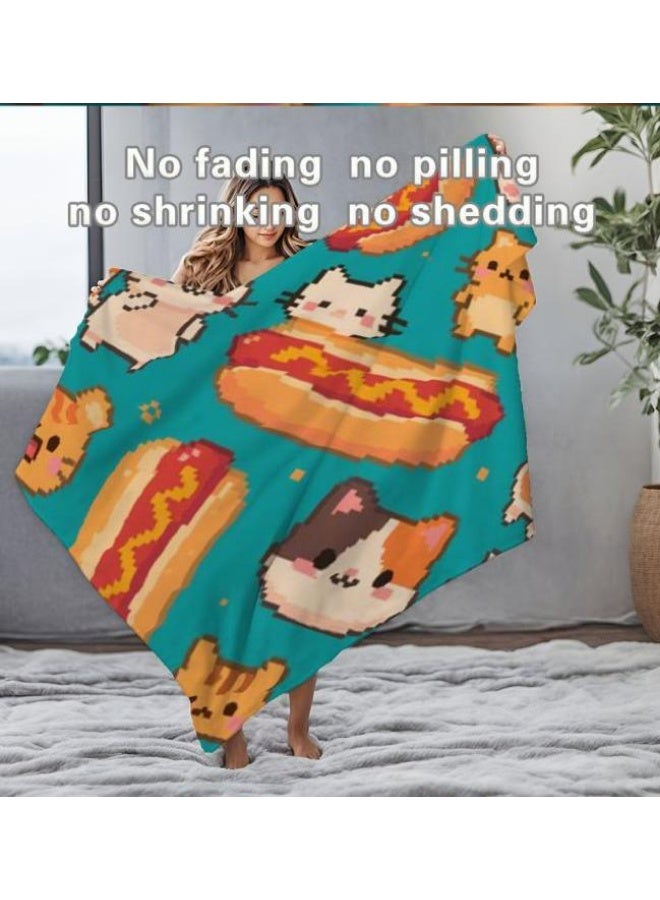 general Children's or student cartoon flannel thin blanket (warm and comfortable, suitable for sleep, games) 100cm*150cm - 813 - Image 4