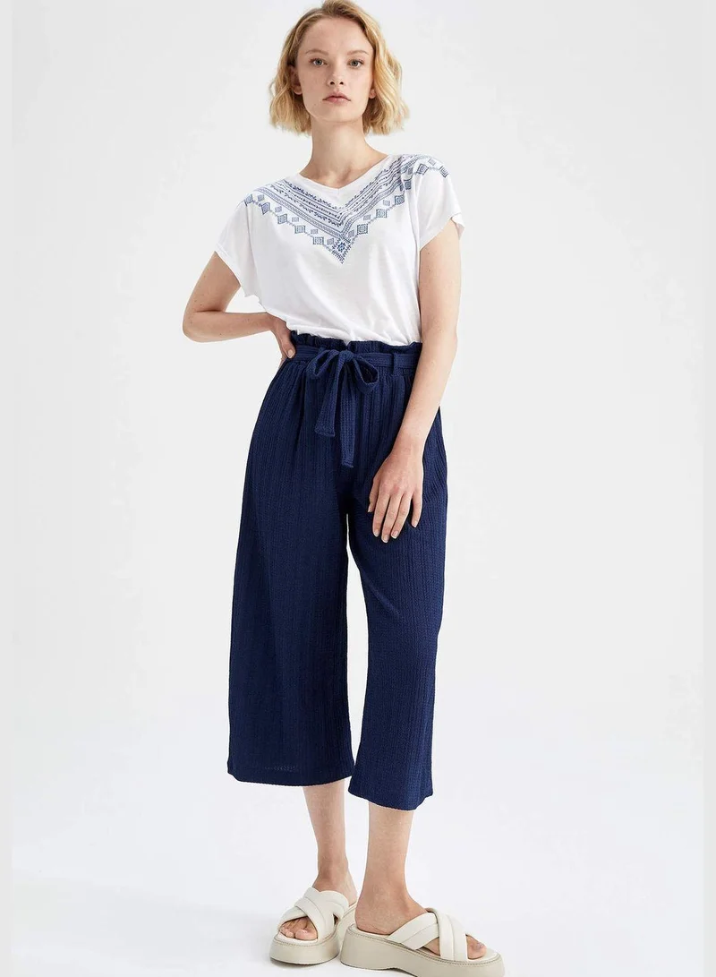 DeFacto Elasticated Waist Capri Culottes