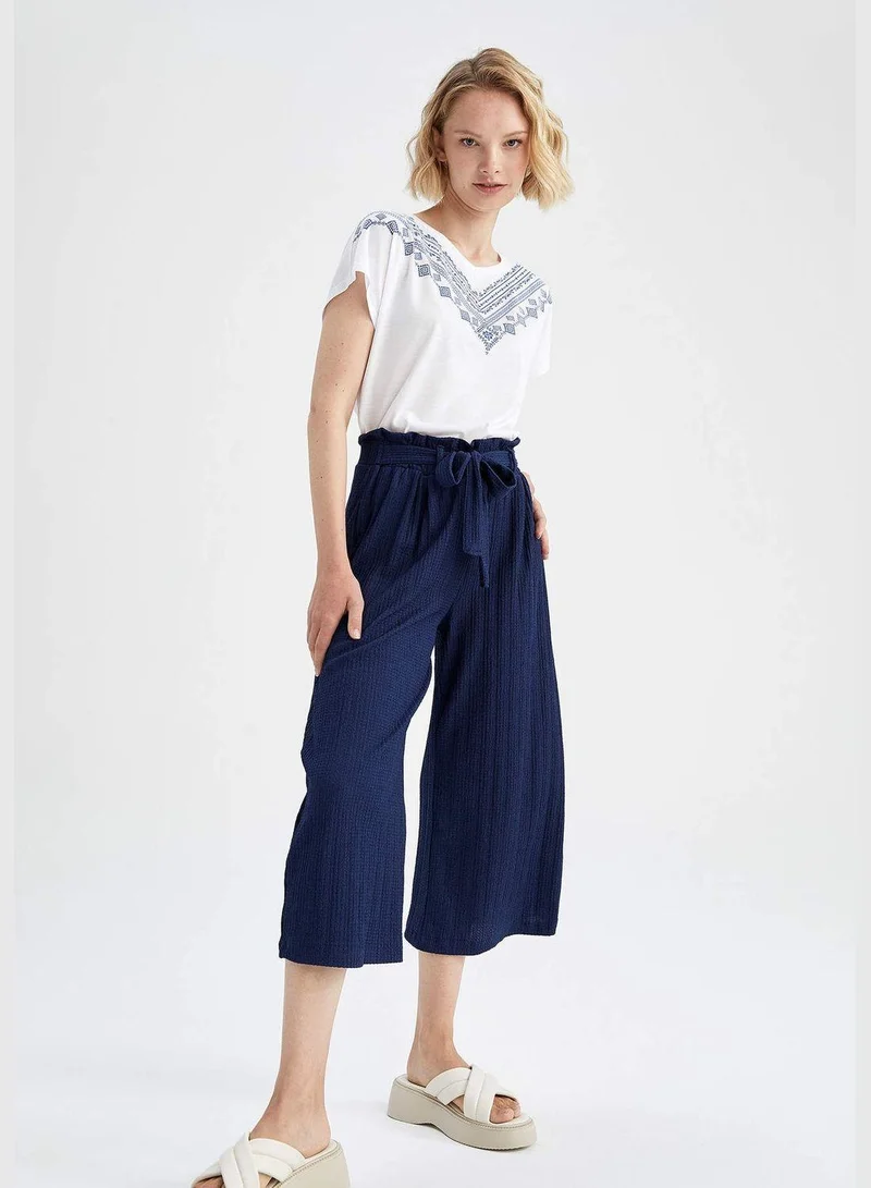 DeFacto Elasticated Waist Capri Culottes