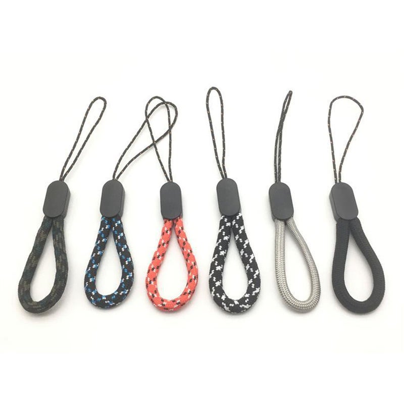 Car Key Fob Case Lanyard, Short Round Wrist Strap for USB Flash Drive, Small Flashlight Gadgets,Black - Image 3