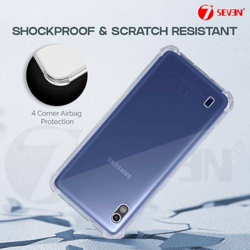 7-Seven 7SEVEN® Back Cover for Samsung Galaxy A10 4G Transparent Mobile Back Case Shock Proof Design Camera Edges Protection Crystal Clear Phone Case Silicon Soft TPU & Flexible Bumper Phone Cover - Image 3