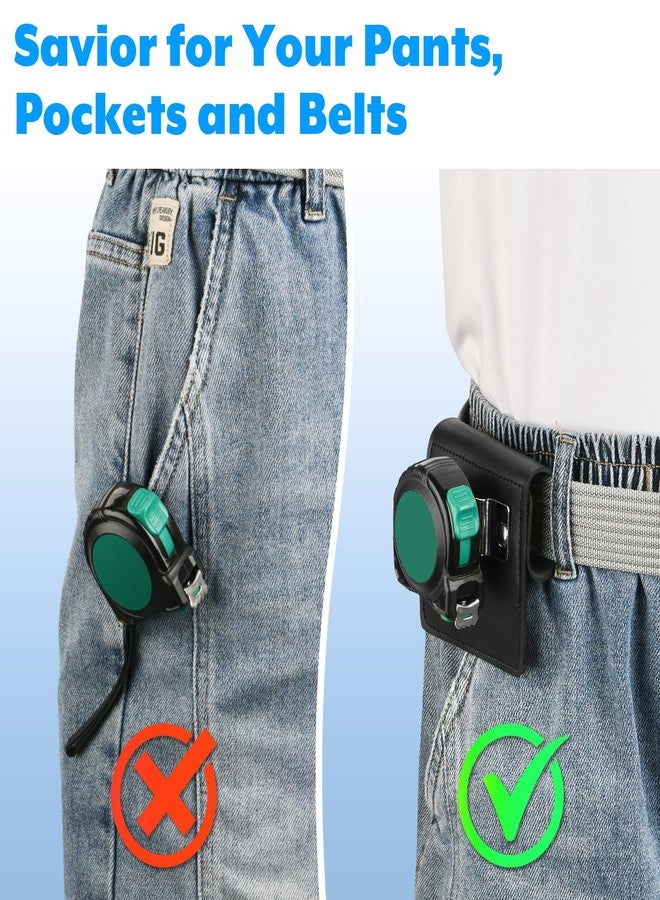 Homakover Tape Measure Holder for Belt, Heavy Duty Low-Profile Tape Measure Belt Clip for Tapes Measure, Drills, Fits up to 3" Tool Belt - Image 3