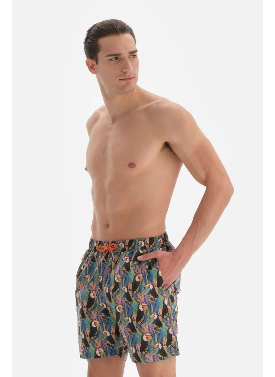 dagi Green - Anthracite Tucan Des. Medium Shorts