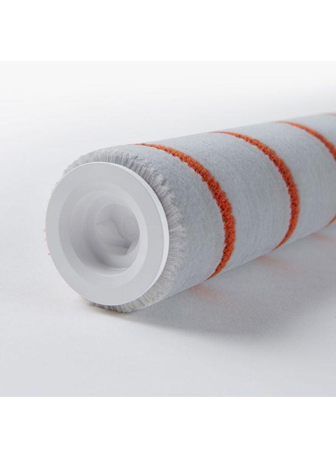 NIBEMINENT Soft Roller Brush For Dreame Vacuum Cleaner V9 White/Orange 23x6x6cm - Image 2