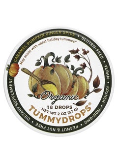 TUMMYDROPS Tummydrops, Organic Caramel Pumpkin Ginger Spice, 18 Drops  - Image 1