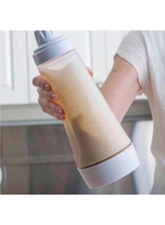 Manual Batter Mixing Bottle Batter Plastic Squeeze Bottle Kitchen Baking Tool - Image 1