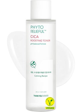 THANKYOU FARMER THANKYOU FARMER Phyto Relieful CICA PHA LHA Boosting Toner 703 fl oz 200ml Dermatologist Tested AlcoholFree Liquid Exfoliant for Face OilFree Hydrating Toner Vegan FragranceFree 