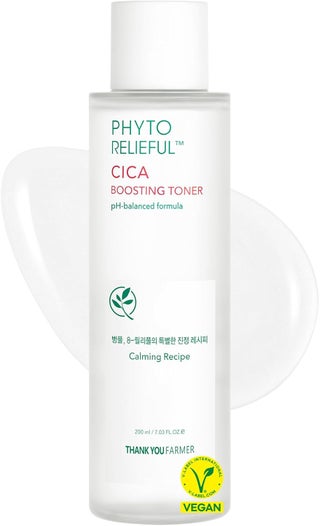 THANKYOU FARMER Phyto Relieful CICA PHA LHA Boosting Toner 703 fl oz 200ml Dermatologist Tested AlcoholFree Liquid Exfoliant for Face OilFree Hydrating Toner Vegan FragranceFree - pzsku/Z995188586F75ECBC1B2FZ/45/1746209790/af9a24ec-d6c5-44ff-a1dc-16fbf4bfb759