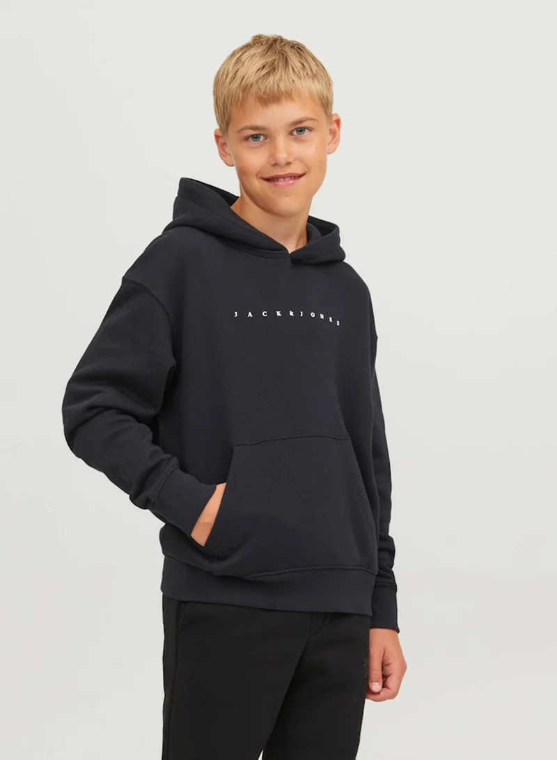Jack & Jones Junior Kids Jjestar Logo Hoodie