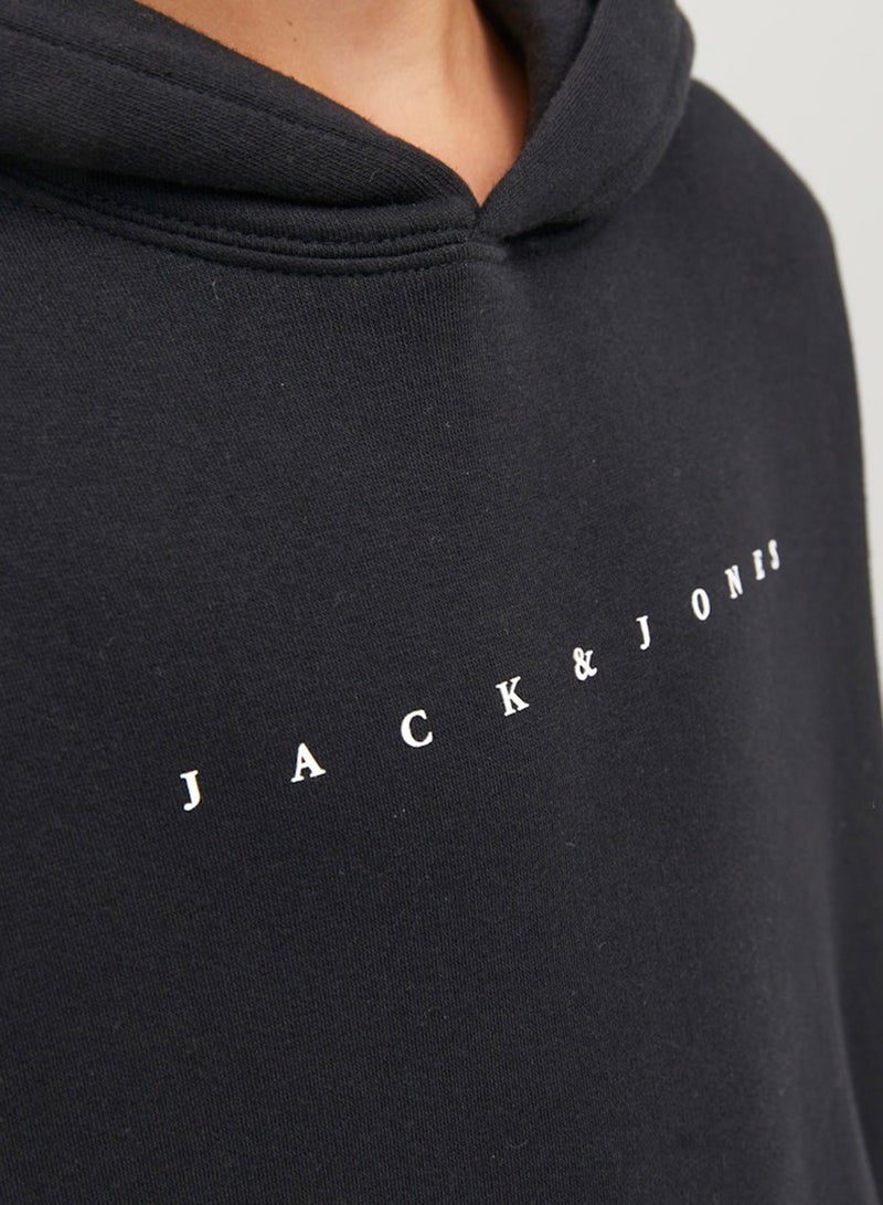 Jack & Jones Junior Kids Jjestar Logo Hoodie  - Image 3