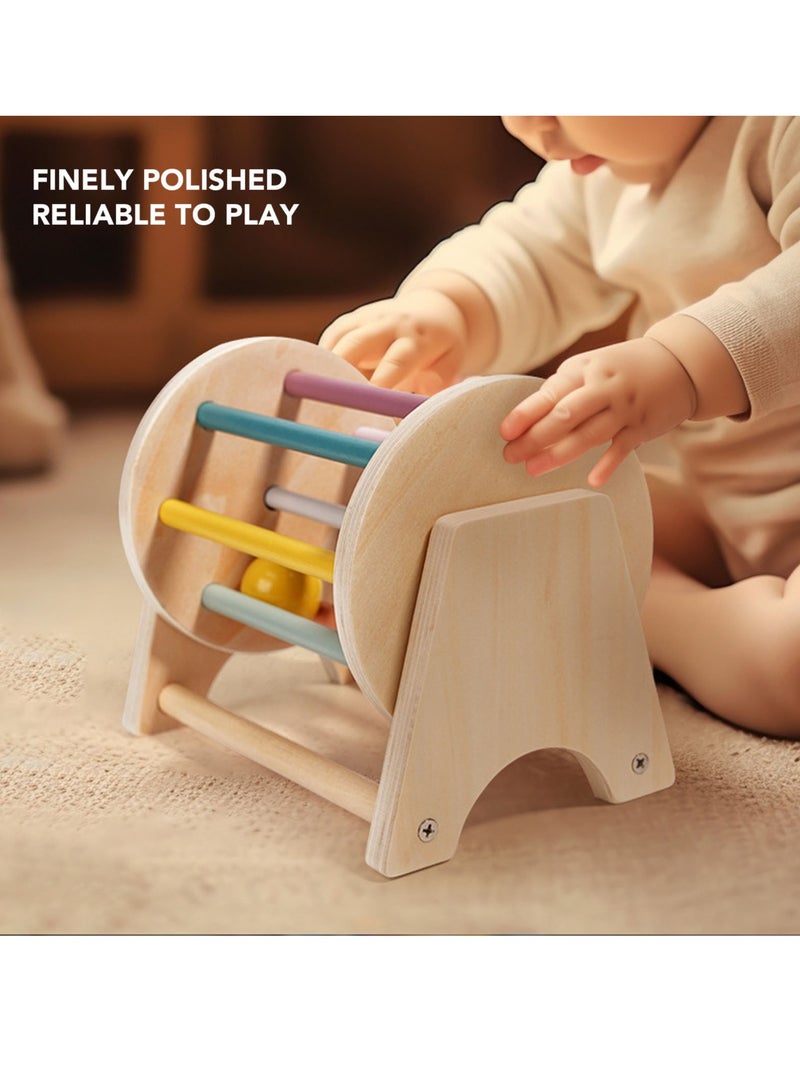 فيلوز التعليم المبكر لعبة الطبل الدوارة للأطفال ذات التفكير المنطقي والتنسيق بين اليد والعين للأولاد والبنات - Image 4