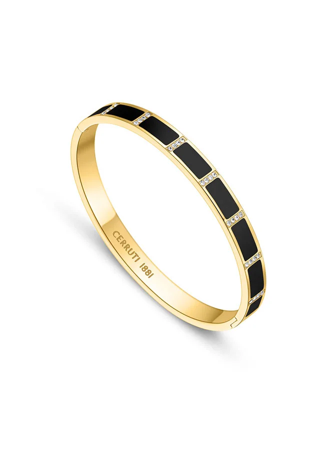 CERRUTI 1881 Gold Ladies Bangle Stylish and Timeless Gold Bangle