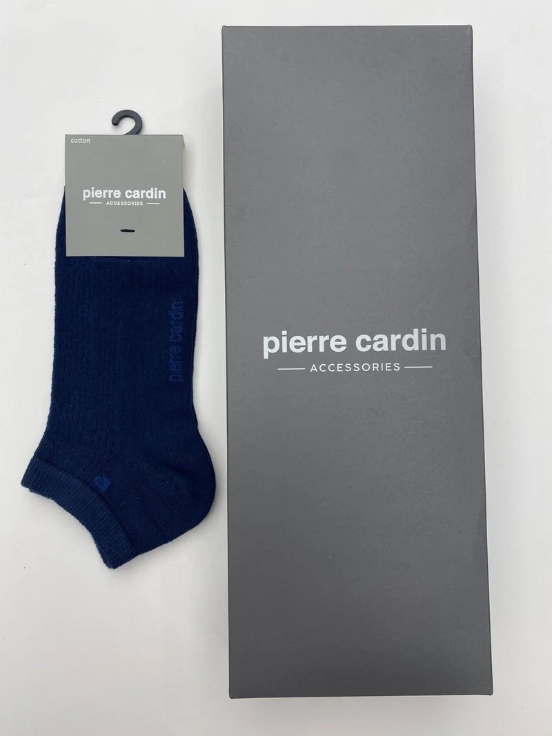 بيير كاردان Cotton 6-Pack Men's Ankle Socks 3033-PC Navy Blue