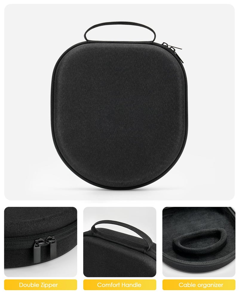 SQERO Case for Dyson OnTrac/Zone Headphones, Hard Organizer Portable Carry Travel Cover Storage Bag - Image 5