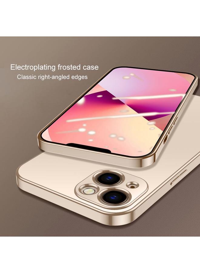 S-TOP Case For iPhone 13 Electroplated Edge Frosted TPU Shockproof Case - Image 4