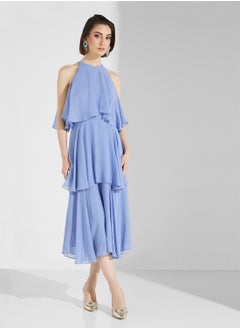 True Decadence Halter Neck Frilled Dress  - Image 4