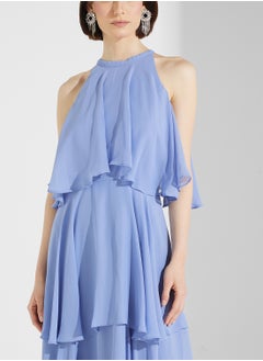 True Decadence Halter Neck Frilled Dress  - Image 3