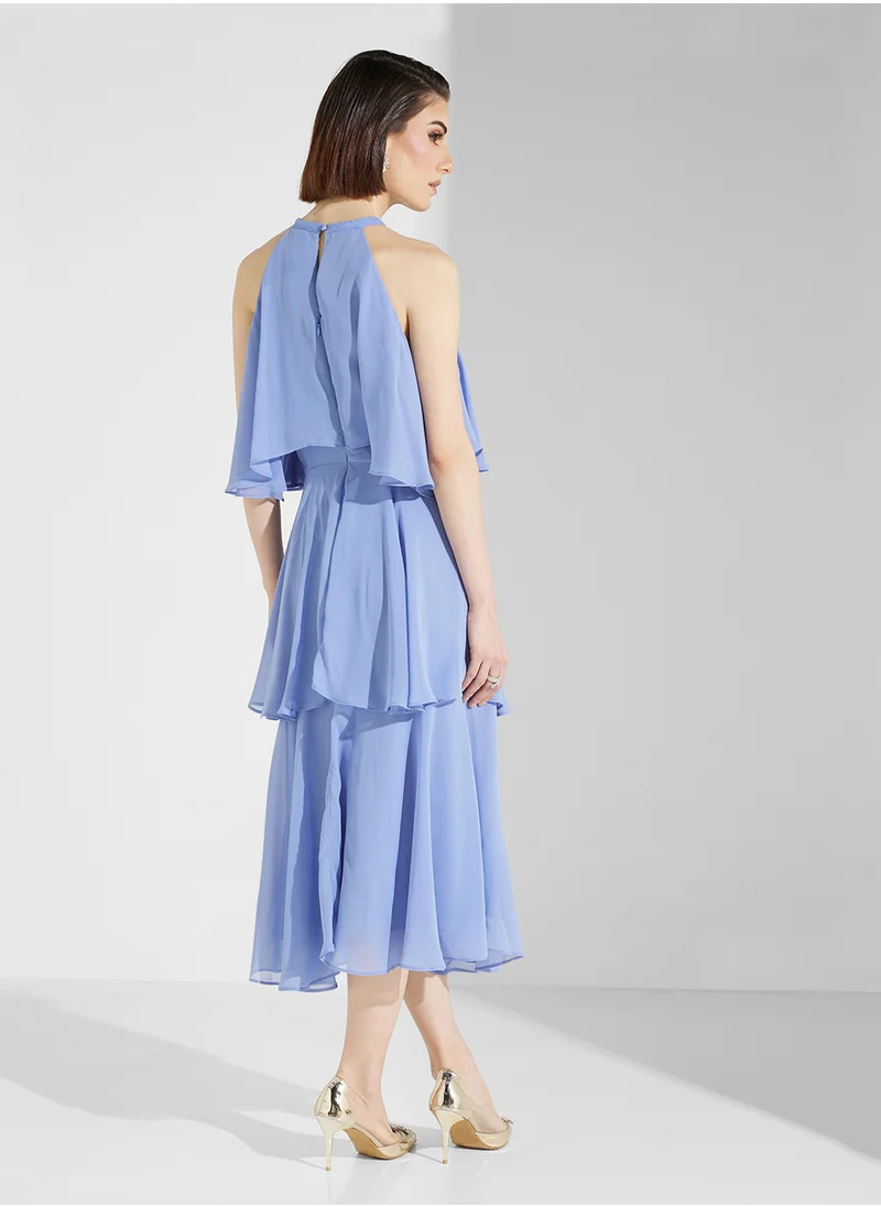 ترو ديكادينس Halter Neck Frilled Dress