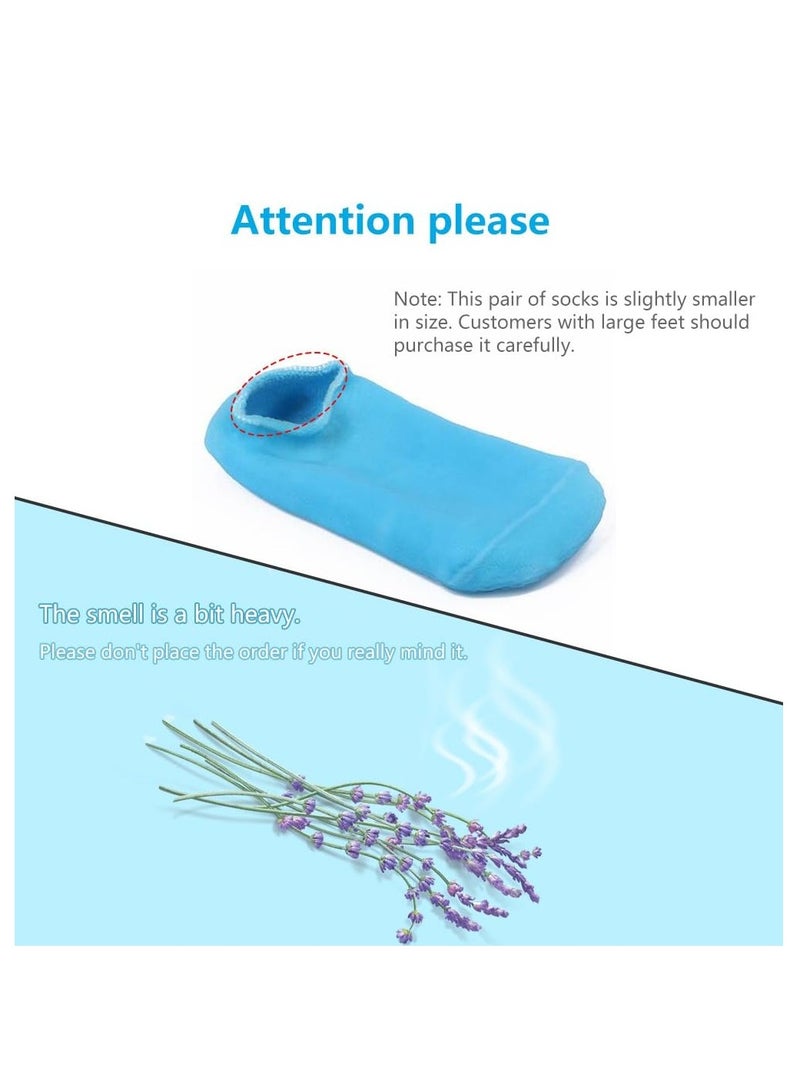 Generic Spa Moisturizing Gel Socks: Effective treatment for dry feet and cracked heels with a formula rich in essential oils and vitamins to provide comfort and hydration for the whole family - Image 3