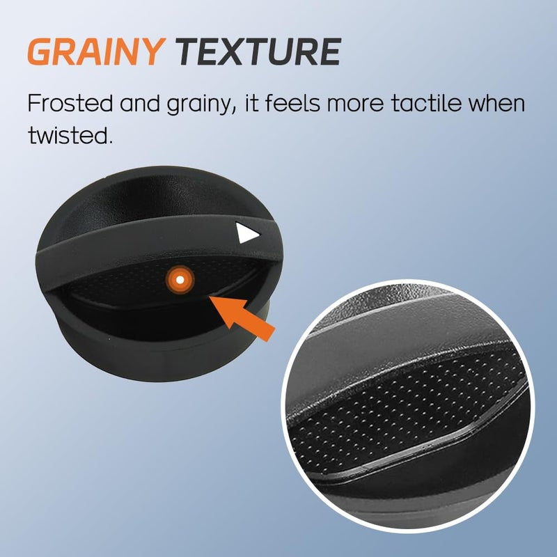 A ABIGAIL 1PCS AC Heater Blower Fan Control Knob Compatible with 2005 2006 2007 2008 2009 2010 2011 Toyota Tacoma Replaces# 65551820A 758695 Set of 1 - Image 4