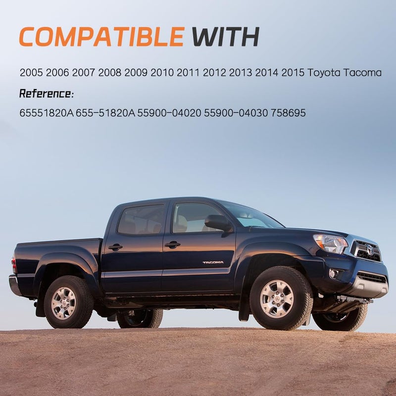 A ABIGAIL 1PCS AC Heater Blower Fan Control Knob Compatible with 2005 2006 2007 2008 2009 2010 2011 Toyota Tacoma Replaces# 65551820A 758695 Set of 1 - Image 5