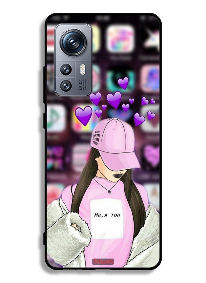 Tolwak - Xiaomi 12S Protective Case Cover Anti Social Club - Image 1