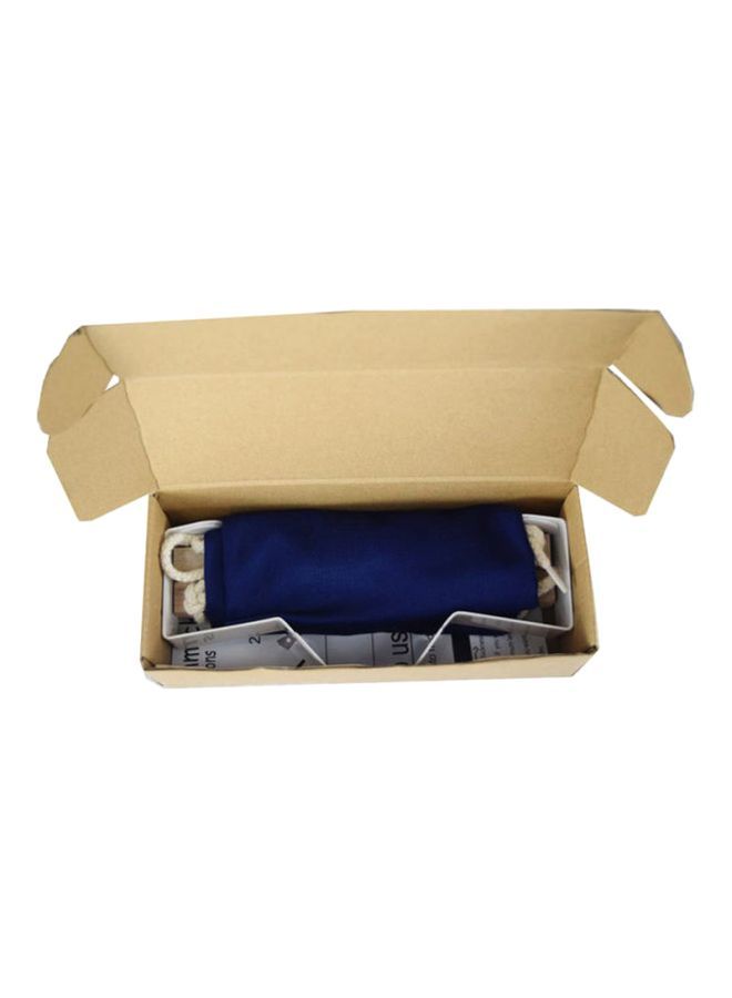 NIBEMINENT Foot Hammock With Metal Hooks Blue 23x6x9cm - Image 2